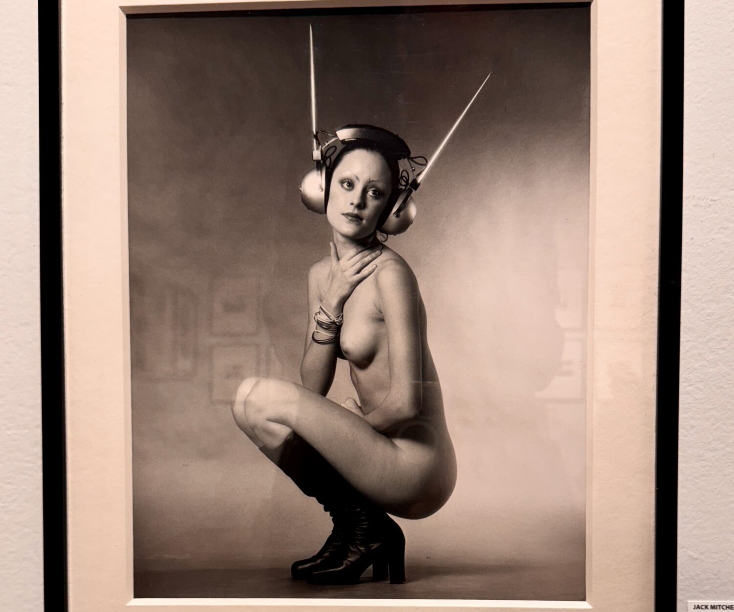 JACK MITCHELL (American, 1925 - 2013) Jane Forth, 1970 Vintage Silver Gelatin Print Titled and initialed with artist wetstamp on vers